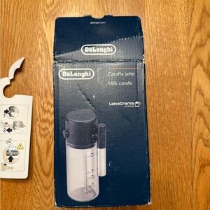 DeLonghi Milk Carafe - Black